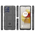 Чехол до Motorola Moto G73 5G, Rugged Shield, чёрный