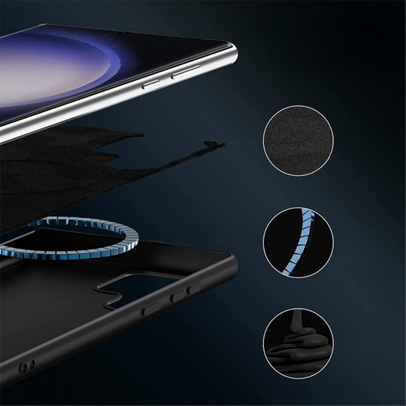 Чехол до Samsung Galaxy S23 Ultra, Silicone MagSafe, чёрный