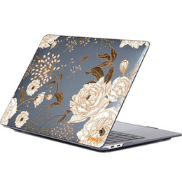 Чохол для ноутбуку ENKAY HardShell до MacBook Air 13 A2337 M1 A2179 A1932, Gold flowers
