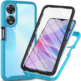 Чoхол Shockproof до Oppo A78 5G, із захисним екраном, м'яти
