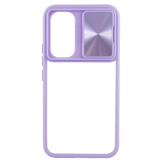 Чехол до Samsung Galaxy S23 FE, Slide Camera, фиолетовый