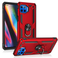 Бронированный Чехол до Motorola Moto G 5G Plus, Nox Case Ring, красный