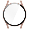 Чехол со встроенным стеклом для Samsung Galaxy Watch6 44 мм, розовый rose gold