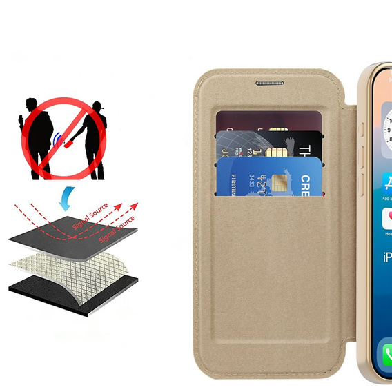 Гаманець MagSafe RFID фліп-чохол із захистом камери для iPhone 17 Pro Max