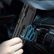 Бронированный Чехол до Huawei P Smart Pro, Nox Case Ring, чёрный