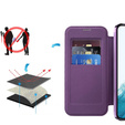 Чохол-книжка для Samsung Galaxy S22 5G, RFID Wallet MagSafe CamShield, фіолетовий