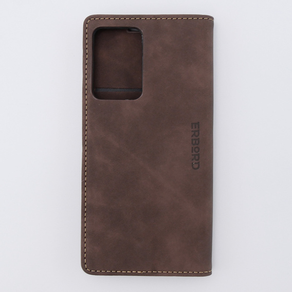 Чехол для Xiaomi 13 lite, ERBORD Vintage, бумажник с клапаном, кофе