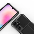Чехол для Samsung Galaxy A25 5G, Card Holder Kickstand, черный + 9H стекло 