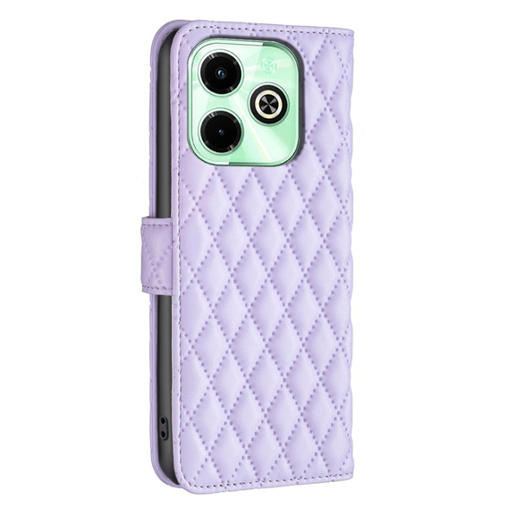 Откидной чехол для Infinix Hot 40i, Wallet, BINFEN COLOR, фиолетовый