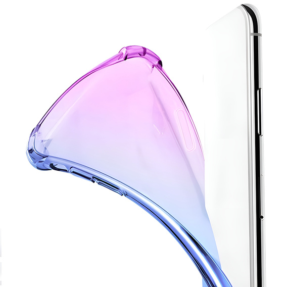 Чохол для Realme 14 Pro 5G, Gradient Dropproof, Фіолетовий / синій