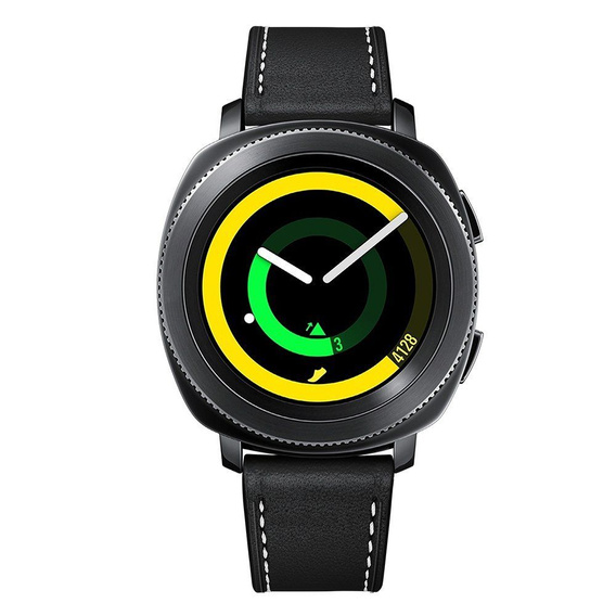 Кожаный ремень   Herms  для Galaxy Watch 42mm - black
