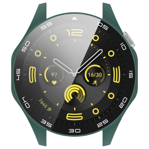 Чехол 2 в 1 + закаленное стекло для Huawei Watch GT 4 46mm, зелёный