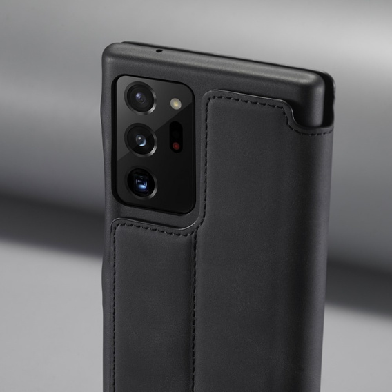 Откидной чехол для Samsung Galaxy Note 20 Ultra, LC.IMEEKE, чёрный