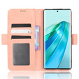 Футляр з клапаном для Honor Magic 5 Lite 5G, Card Slot, рожевий