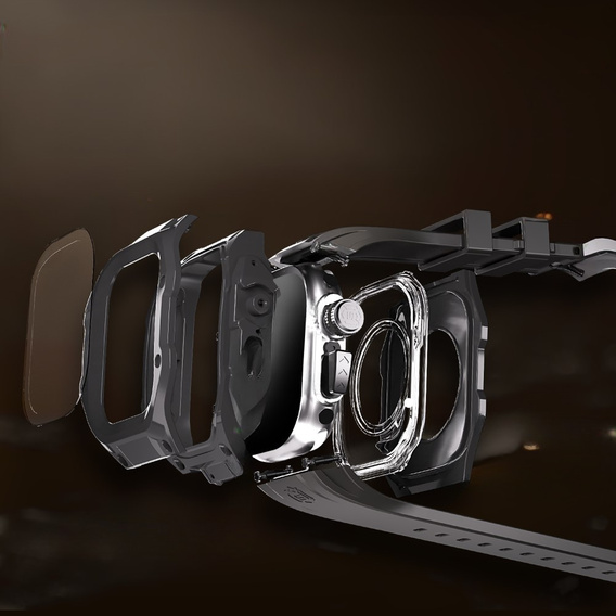 Ремень с чехлом SHELLBOX для Apple Watch Ultra/Ultra 2 49 мм