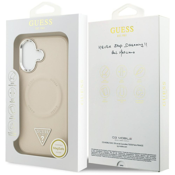 Чехол GUESS Triangle Logo MagSafe для iPhone 17