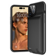 Чехол-аккумулятор 8500 мАч для iPhone 15 Pro Max, черный
