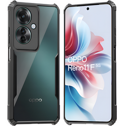 Чехол до Oppo Reno 11F 5G, AntiDrop Hybrid, чёрный