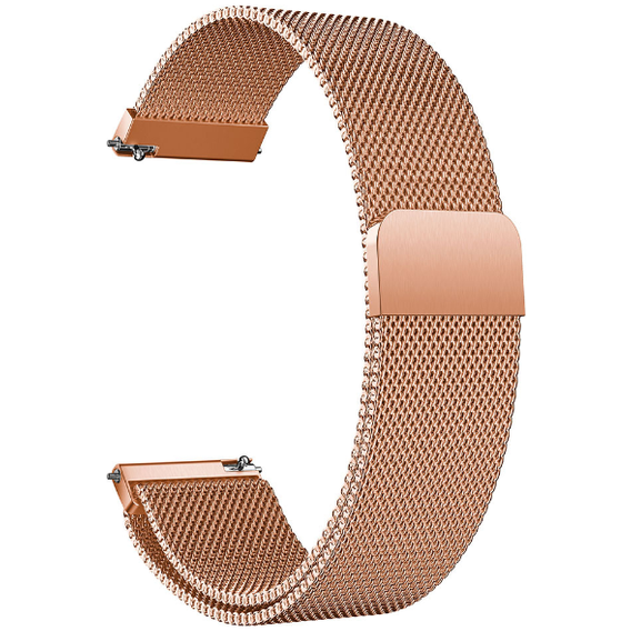 Универсальный миланский браслет 18 мм, розовый rose gold