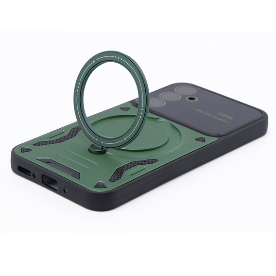 Броньований чохол для Samsung Galaxy A54 5G, CamShield MagSafe, зелений