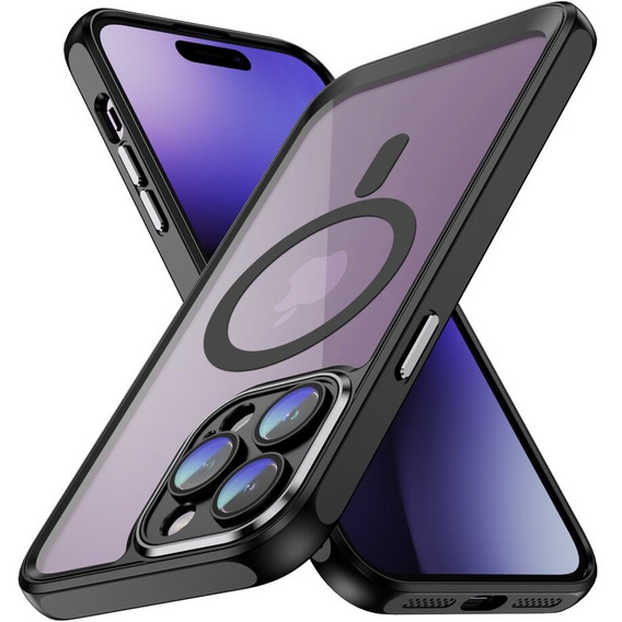 Чохол для iPhone 14 Pro, ERBORD Impact Guard, MagSafe, чорний
