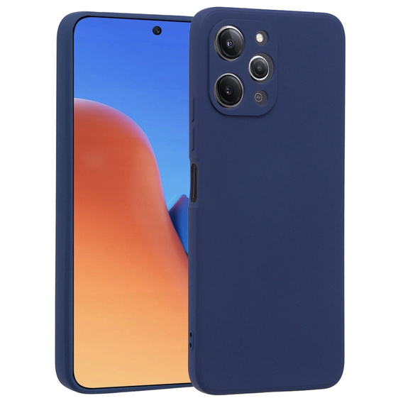 Чoхол до Xiaomi Redmi 12, Silicone Lite, темно-синій