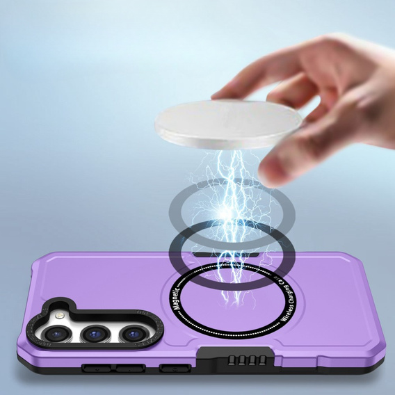 Чoхол до Samsung Galaxy S23 Plus, Protective MagSafe, фіолетовий