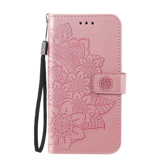 Чохол-книжка для Oppo Reno5 Z / A94 / A95 5G, Mandala, рожевий rose gold