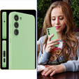 Чехол до Samsung Galaxy S23 5G, Silicone Lite, зелёный