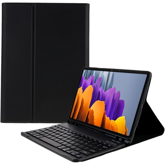 Чохол + клавіатура Samsung Galaxy Tab S7 T870/T875 / S8, Pen Slot, чорний