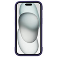 Чехол для iPhone 15, ERBORD Armor Mag, фиолетовый