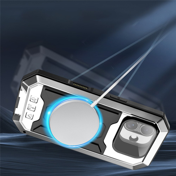 Бронированный чехол R-JUST с защитой экрана и подставкой для iPhone 17