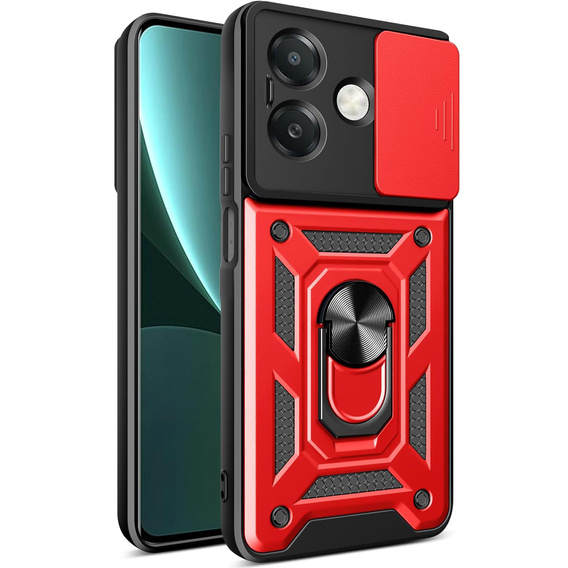 Чохол NOX Camera Slide Oppo A40 / Oppo A40m, CamShield Slide, червоний