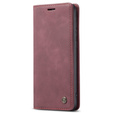 Чехол CASEME для Samsung Galaxy A53 5G, Leather Wallet Case, красный