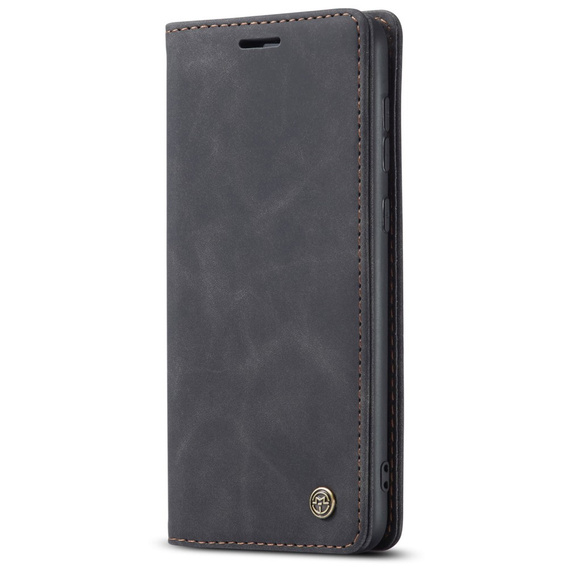 Чехол CASEME для Samsung Galaxy A33 5G, Leather Wallet Case, чёрный