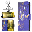 Откидной чехол для Xiaomi Redmi Note 13 Pro 5G, Wallet, Butterflies фиолетовый