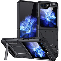 Чехол до Samsung Galaxy Z Flip 5 5G, Dual-Layer Armor, чёрный