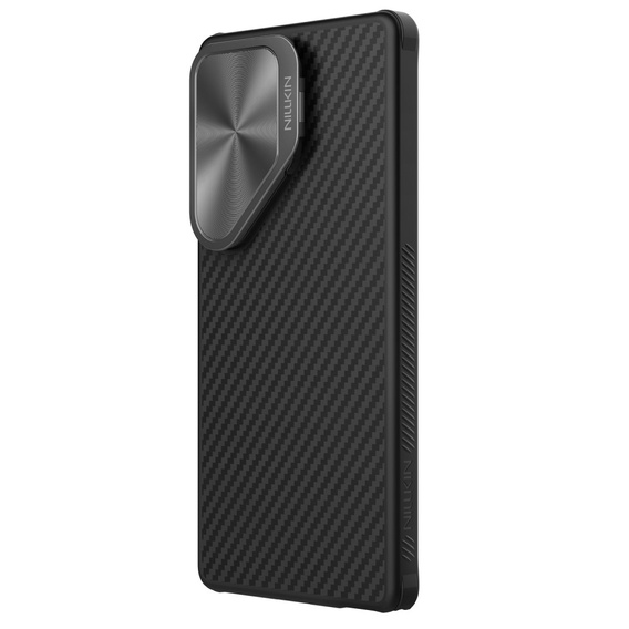 Чехол для Samsung Galaxy S25 Ultra, бронированный Nillkin, Carboprof Case, для Magsafe, чёрный