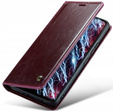 Флип-кейс CASEME для Samsung Galaxy A53 5G, Waxy Textured, бордовый