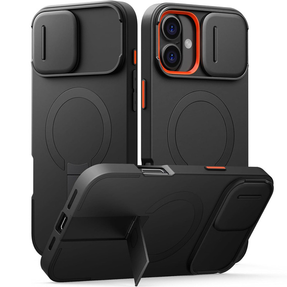 Чохол для iPhone 12 / 12 Pro, Suritch Shockproof, для MagSafe, чорний