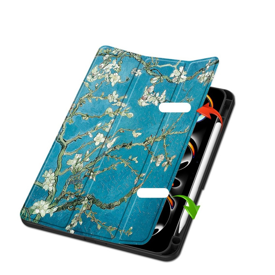 Чехол для iPad Pro 11 2024, Smartcase, sakura
