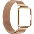 Металический браслет с чехлом для часов Xiaomi Redmi Watch 2 Lite, Rose gold