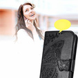 Чохол-книжка для Realme 12, Butterfly, чорний