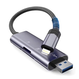 Tech-Protect Адаптер-концентратор USB Type - C HDMI SD TF, V5, Grey