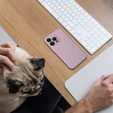 ERBORD Чехол Silicone Mag Cover для iPhone 15 Plus, розовый