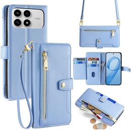 Чохол з клапаном і кишенею на блискавці для Xiaomi Poco F8 Pro