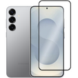 3D загартоване скло для Samsung Galaxy S25, чорна рамка