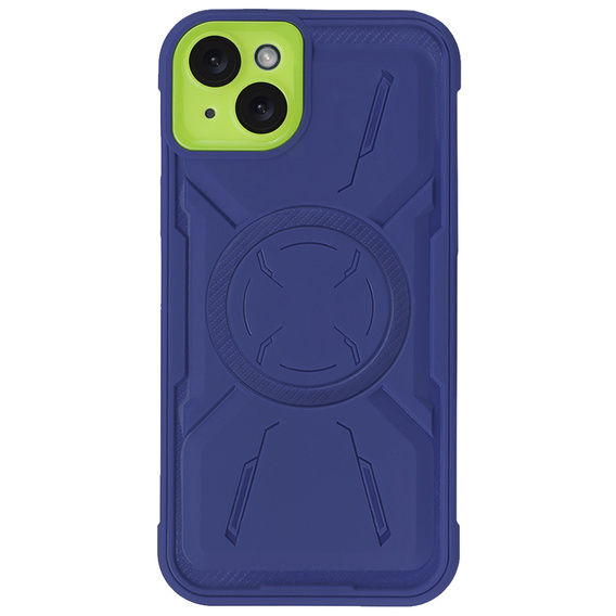 Чехол для iPhone 15, ERBORD Armor Mag, синий
