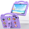 Детский чехол для Lenovo Tab TB311FU, Cute Patterns, с подставкой, фиолетовый