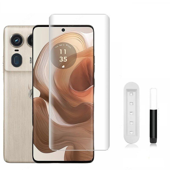 Ультрафиолетовое закаленное стекло для Motorola Edge 50 Pro